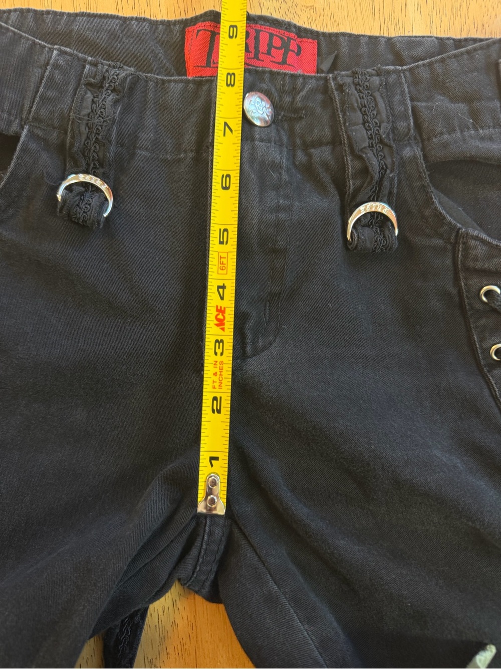 Tripp NYC Black Lace-Up Pants - Picture 13 of 15